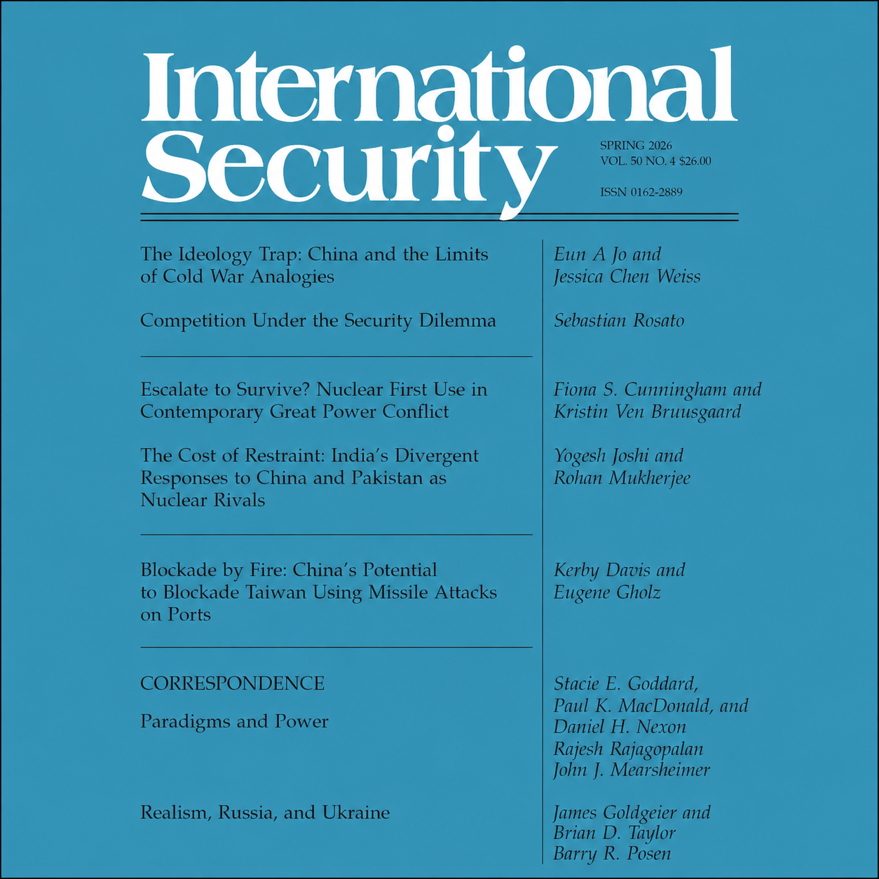 The Cost of Restraint: India’s Divergent Responses to China and Pakistan as Nuclear Rivals | India's World